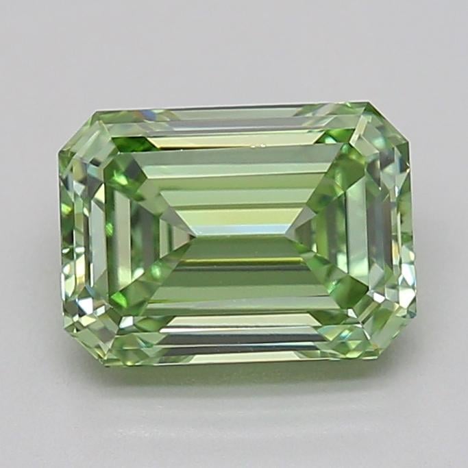 1.51 Ct. Fancy Vivid  Green Emerald Lab Grown Diamond