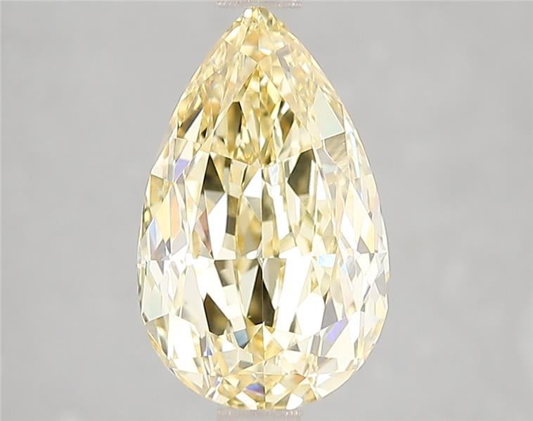 3.11 Ct. Fancy Intense Yellow Pear Lab Grown Diamond