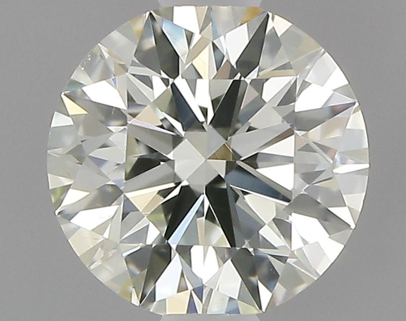 0.60 Ct. Very Light Green Yellow Round Diamond
