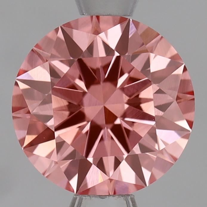 1.06 Ct. Fancy Vivid Pink Round Lab Grown Diamond