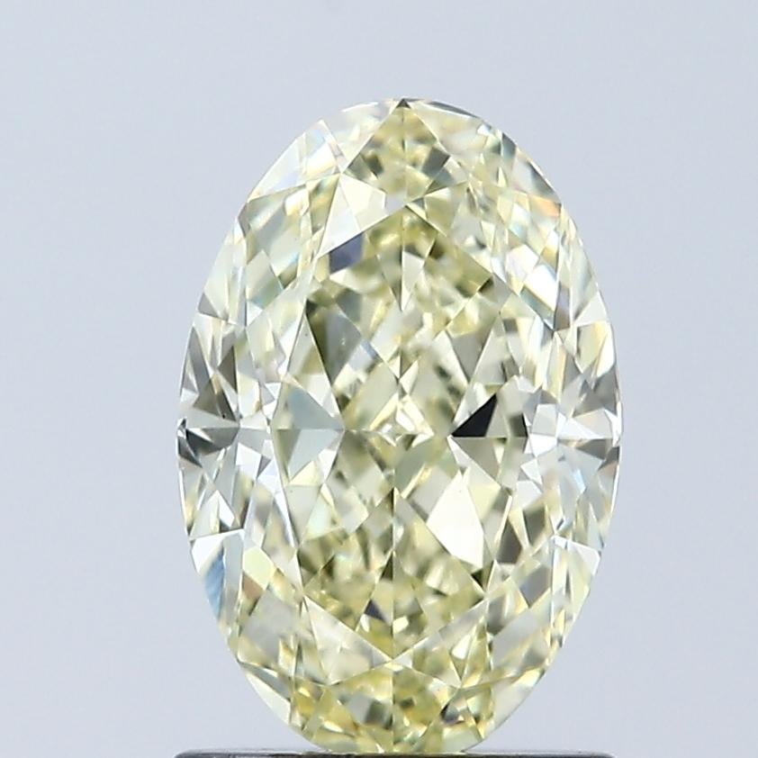 1.53 Ct. Fancy Yellow Oval Lab Grown Diamond