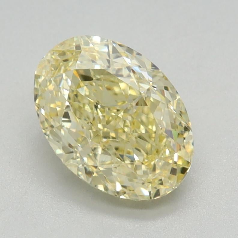1.15 Ct. Fancy Intense Yellow Oval Lab Grown Diamond