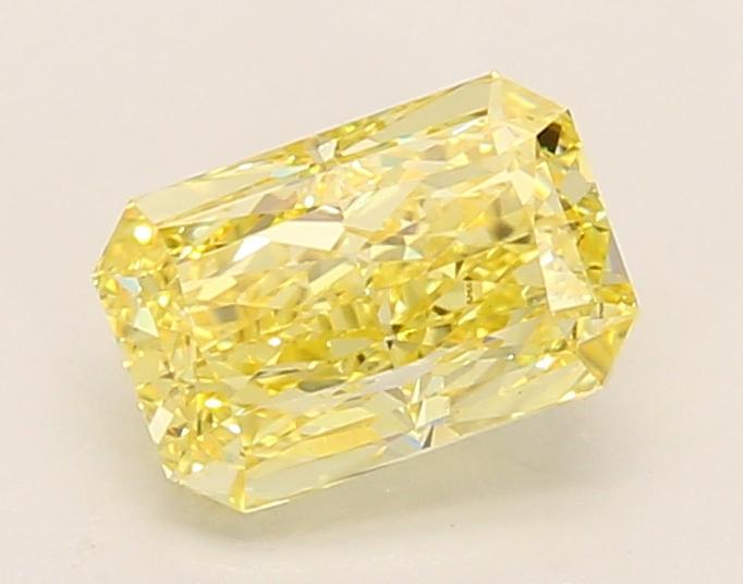 1.25 Ct. Fancy Vivid Yellow Radiant Lab Grown Diamond