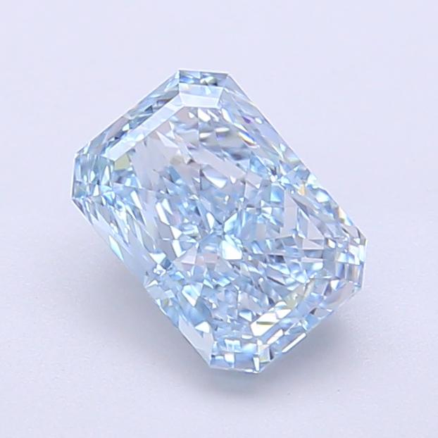 1.17 Ct. Fancy Vivid Blue Radiant Lab Grown Diamond