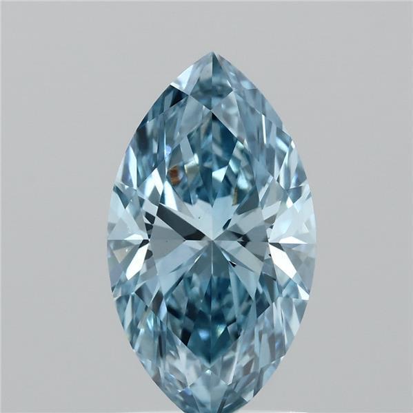 1.35 Ct. Fancy Vivid Blue Marquise Lab Grown Diamond