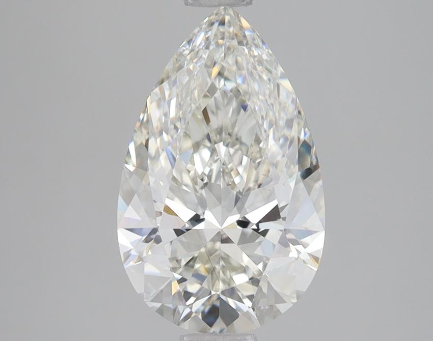 2.46 Ct. Fancy Intense Pink Pear Lab Grown Diamond