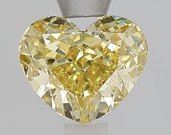 1.02 Ct. Fancy Intense  Yellow Heart Lab Grown Diamond