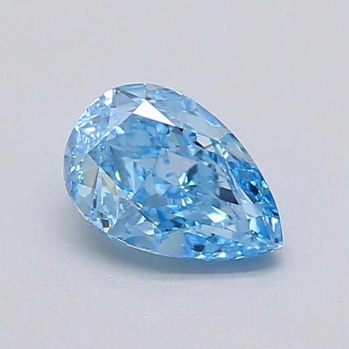 1.03 Ct. Fancy Vivid  Blue Pear Lab Grown Diamond