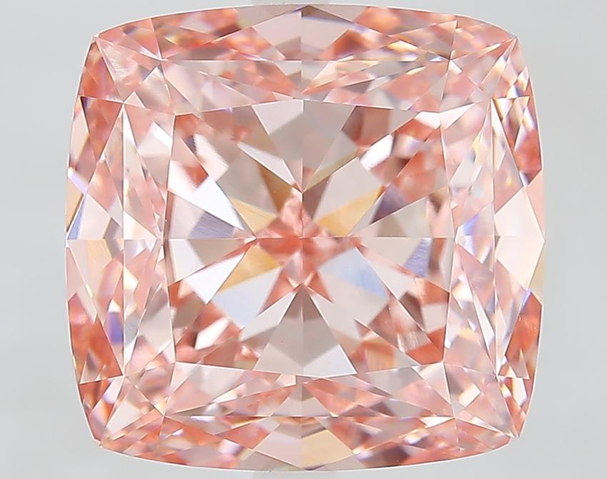 11.10 Ct. Fancy Vivid Pink Cushion Lab Grown Diamond