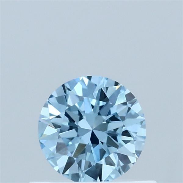 0.47 Ct. Fancy Vivid  Blue Round Lab Grown Diamond