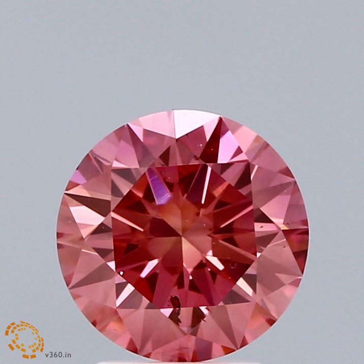 2.03 Ct. Fancy Pink Round Lab Grown Diamond