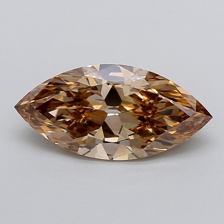 2.43 Ct. Light  Brown Marquise Lab Grown Diamond