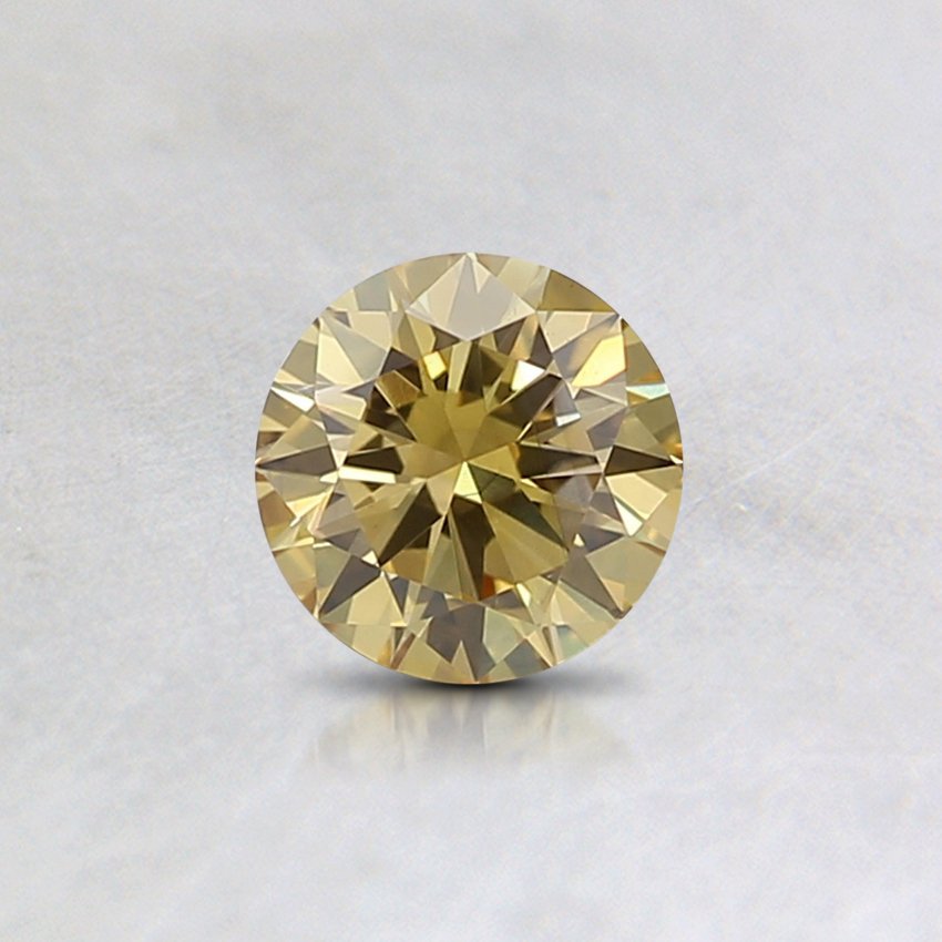 0.30 Ct. Fancy Yellow Round Lab Grown Diamond
