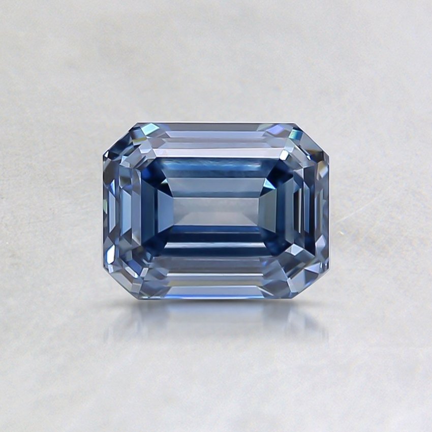 0.78 Ct. Fancy Blue Emerald Lab Grown Diamond