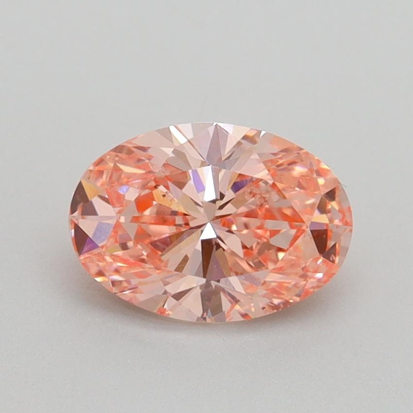 1.10 Ct. Fancy Intense Pink Oval Lab Grown Diamond