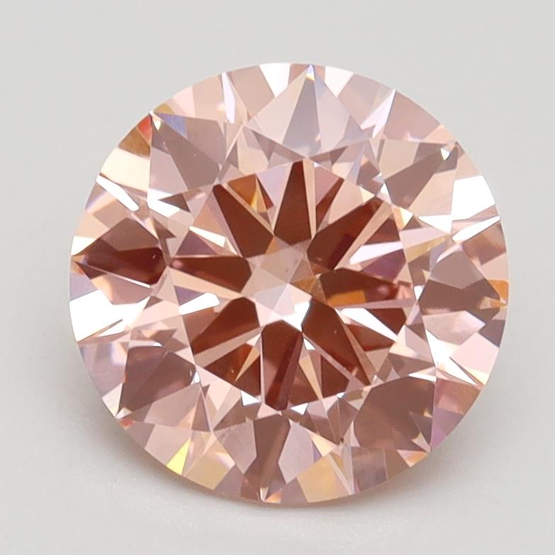 2.01 Ct. Fancy Intense Pink Round Lab Grown Diamond