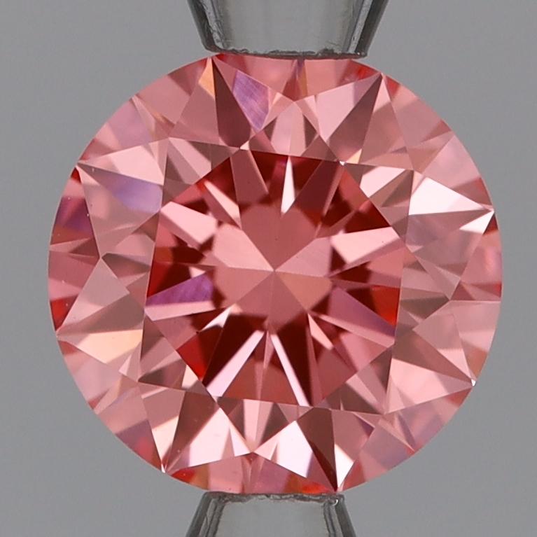 1.02 Ct. Fancy Vivid Pink Round Lab Grown Diamond