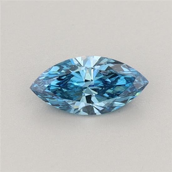 0.29 Ct. Fancy Vivid Blue Marquise Lab Grown Diamond