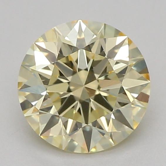 0.52 Ct. Fancy Light Yellow Round Lab Grown Diamond