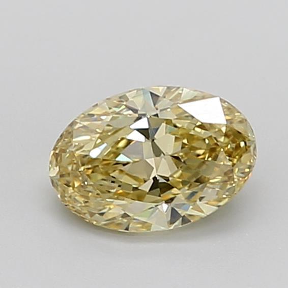 1.71 Ct. Fancy Intense Yellow Oval Lab Grown Diamond