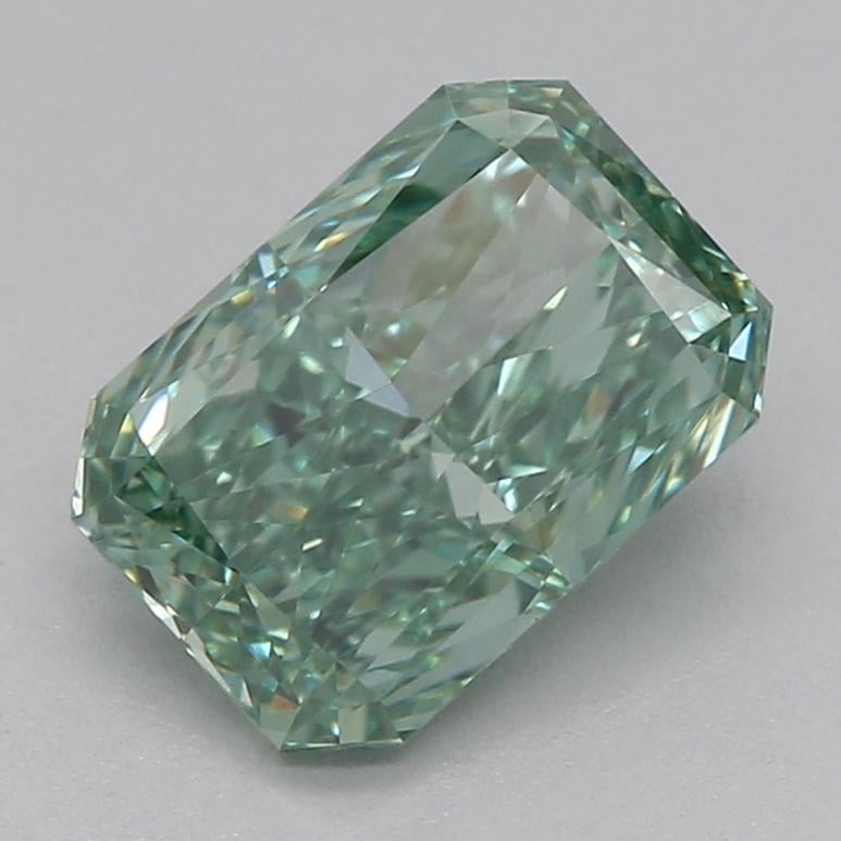 1.02 Ct. Fancy Vivid Green Radiant Lab Grown Diamond