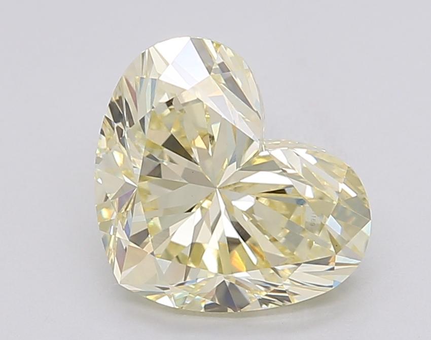 2.79 Ct. Fancy Yellow Heart Lab Grown Diamond