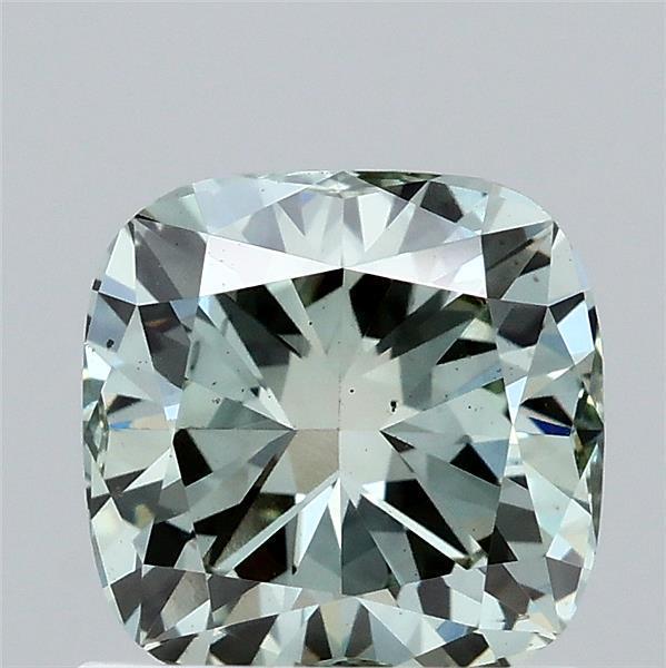 1.01 Ct. Fancy Intense Green Cushion Lab Grown Diamond