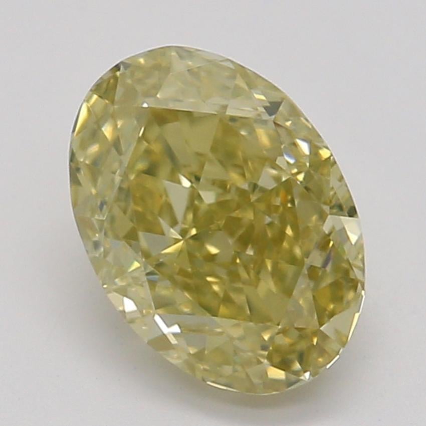 0.71 Ct. Fancy Brownish Yellow Oval Diamond