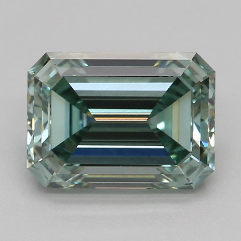 1.08 Ct. Fancy Vivid Green Emerald Lab Grown Diamond