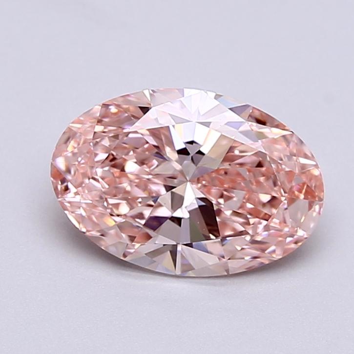1.99 Ct. Fancy Vivid  Pink Oval Lab Grown Diamond
