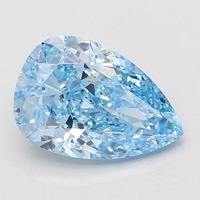 1.89 Ct. Fancy Vivid Blue Pear Lab Grown Diamond