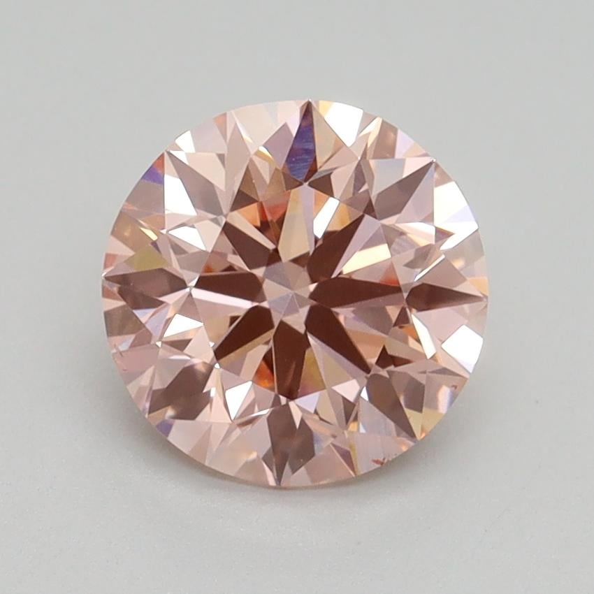 1.66 Ct. Fancy Intense Pink Round Lab Grown Diamond