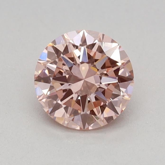 0.45 Ct. Fancy Intense Pink Round Lab Grown Diamond