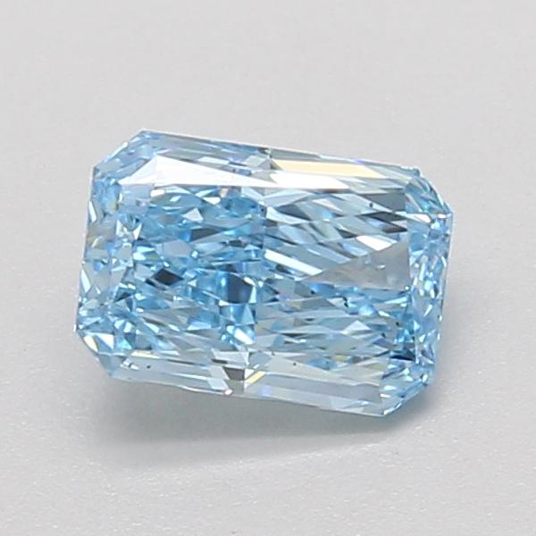 1.07 Ct. Fancy Vivid Blue Radiant Lab Grown Diamond