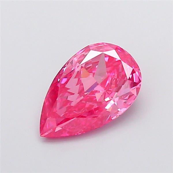 1.83 Ct. Fancy Vivid Pink Pear Lab Grown Diamond