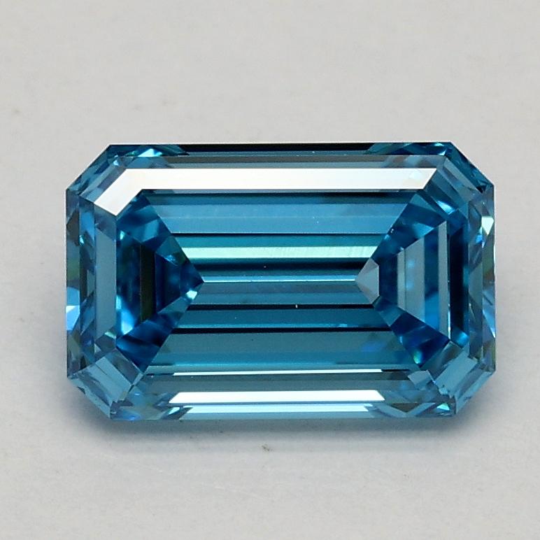 1.04 Ct. Fancy Vivid Blue Emerald Lab Grown Diamond