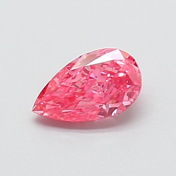 0.57 Ct. Fancy Vivid Pink Pear Lab Grown Diamond