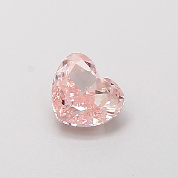 0.46 Ct. Fancy Intense  Pink Heart Lab Grown Diamond