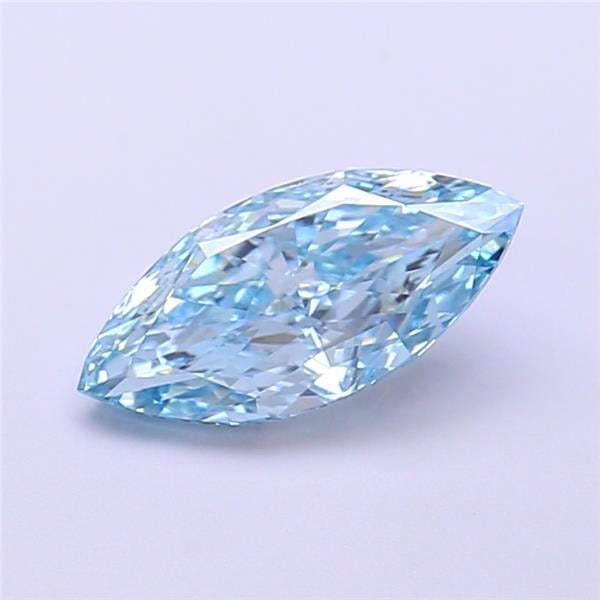 1.02 Ct. Fancy Vivid Blue Marquise Lab Grown Diamond