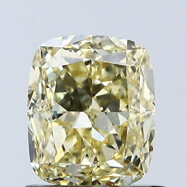 1.04 Ct. Fancy Intense Yellow Cushion Lab Grown Diamond
