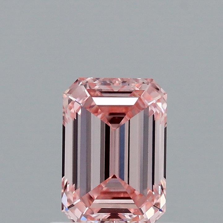0.89 Ct. Fancy Intense Pink Emerald Lab Grown Diamond