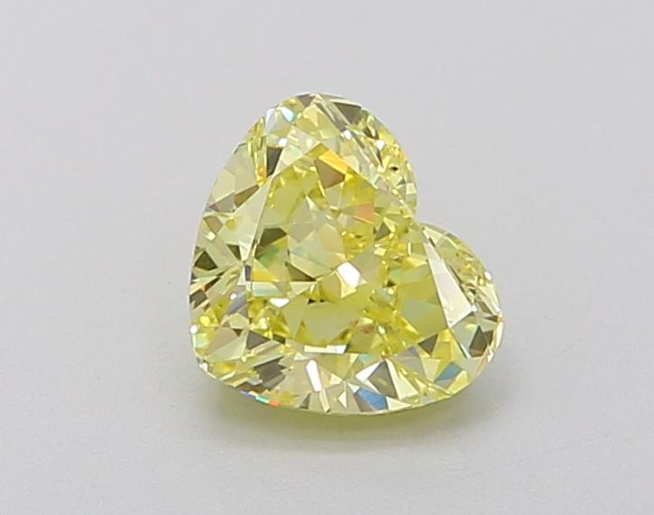 1.01 Ct. Fancy Intense Yellow Heart Lab Grown Diamond