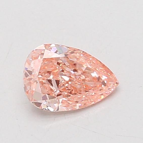0.60 Ct. Fancy Vivid Pink Pear Lab Grown Diamond