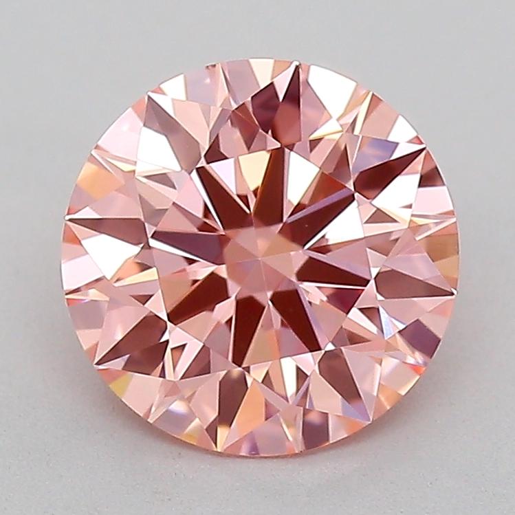 1.32 Ct. Fancy Vivid  Pink Round Lab Grown Diamond