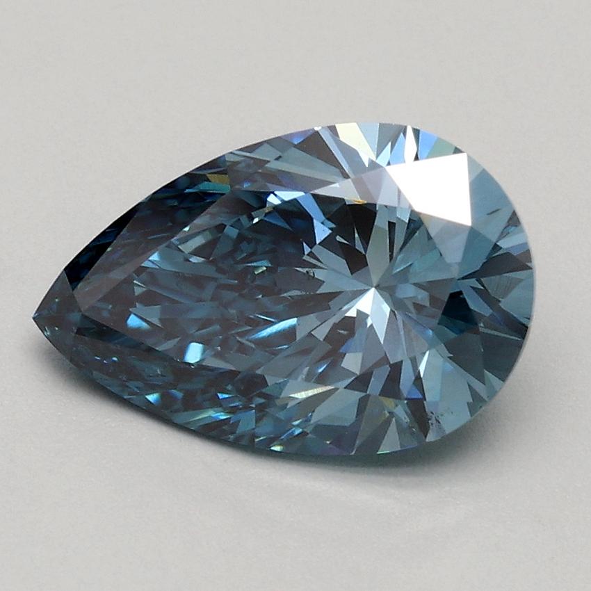 1.50 Ct. Fancy Vivid Blue Pear Lab Grown Diamond