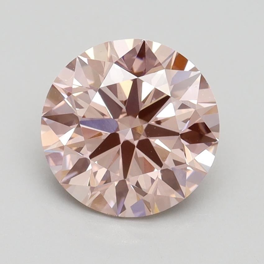 2.01 Ct. Fancy Intense Pink Round Lab Grown Diamond