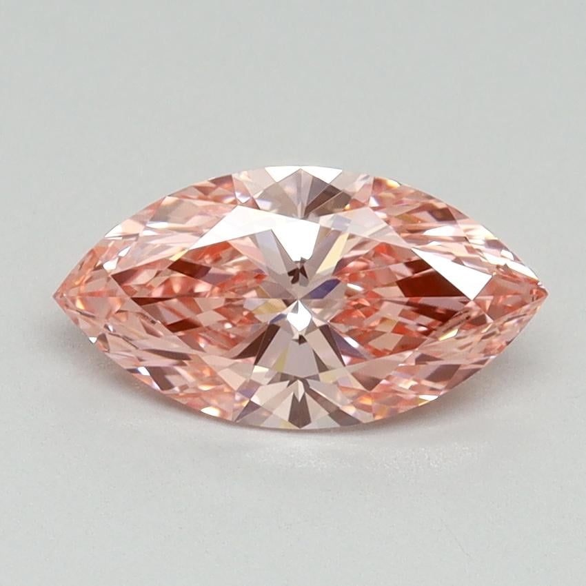 1.02 Ct. Fancy Vivid Pink Marquise Lab Grown Diamond