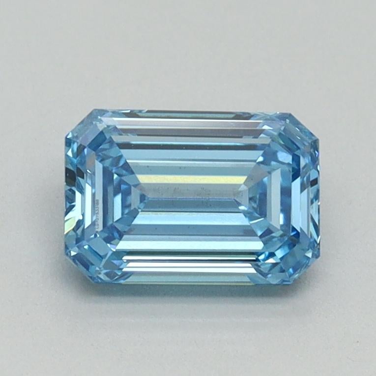 1.01 Ct. Fancy Vivid Blue Emerald Lab Grown Diamond