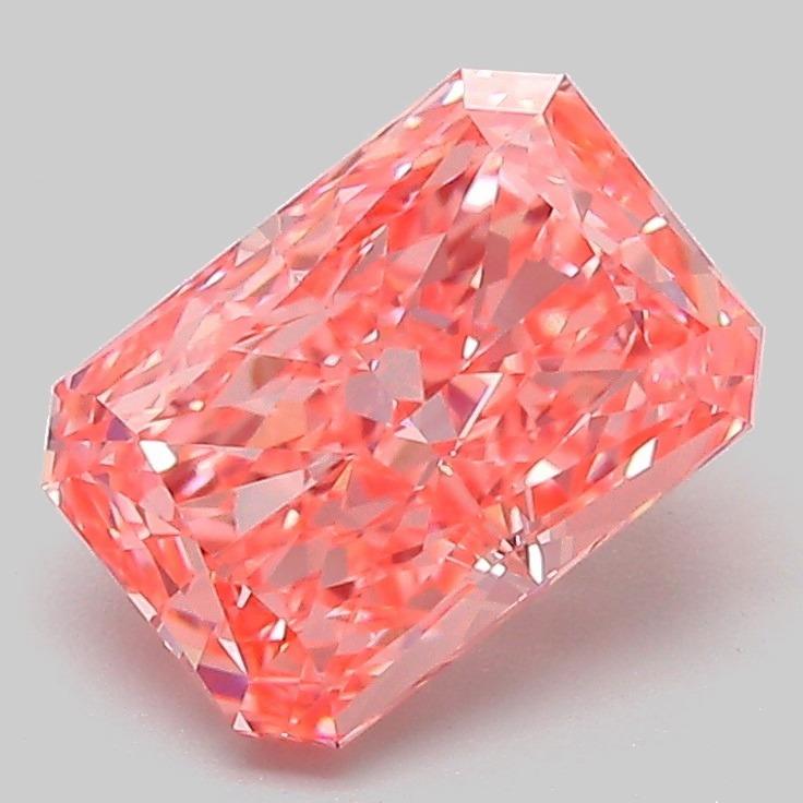 2.02 Ct. Fancy Vivid Pink Radiant Lab Grown Diamond