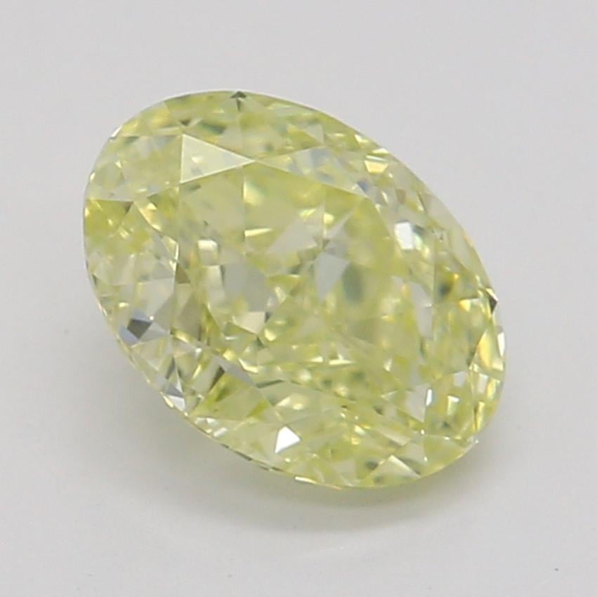 0.55 Ct. Fancy Yellow Oval Diamond